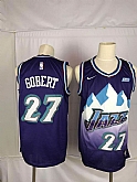 Jazz 27 Rudy Gobert Purple Nike Swingman Jersey,baseball caps,new era cap wholesale,wholesale hats